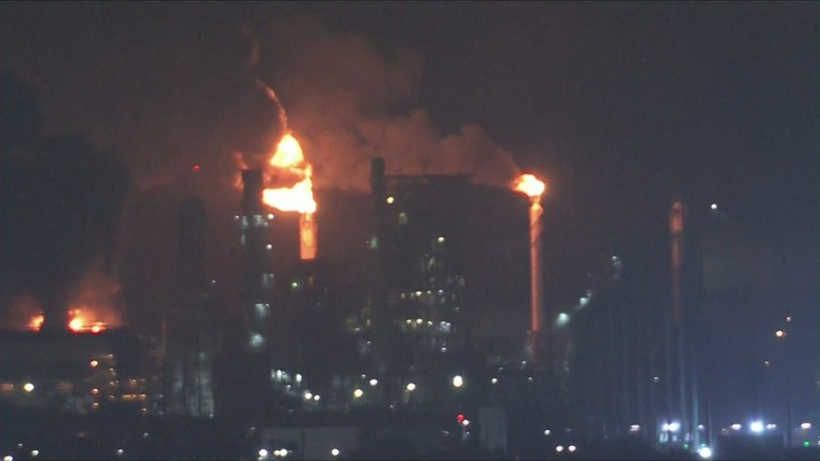 Chevron Refinery Fire